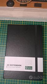 Quaderno A5 Copertina Rigida Nera (Nuovo)