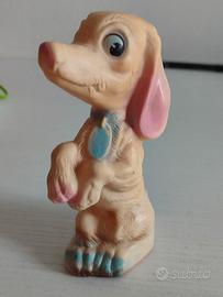 Gioco Giocattolo Cane Gomma Rubbertoys fischietto 