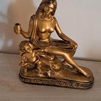 Statua Venere Oro con Angioletto
