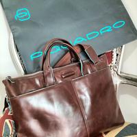 borsa cartella PIQUADRO pelle COME NUOVA EURO 100 