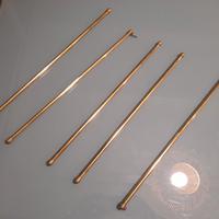 bastoni per fermo tappeto scala in ottone