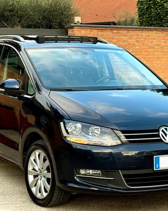 VW SHARAN 2.0D 6m-7POSTI-Pelle,Tetto-2014