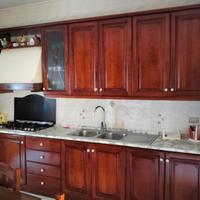 Cucina lineare legno Febal 5 metri