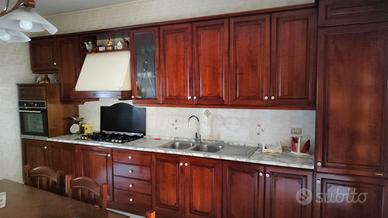 Cucina lineare legno Febal 5 metri