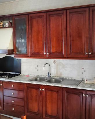 Cucina lineare legno Febal 5 metri