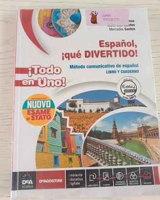 libro per scuola media Espanol, che divertido!