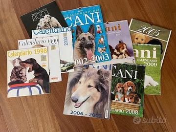 Calendari cani completi dal 1999 al 2013