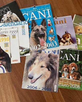Calendari cani completi dal 1999 al 2013