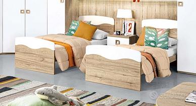 Struttura letto giroletto singola 2 pezzi