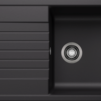 Lavello BLANCO ZIA XL 6 S in Silgranit Nero NUOVO