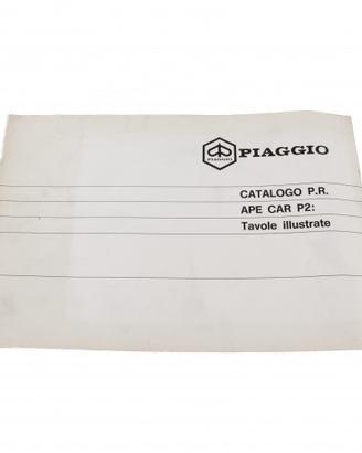 Catalogo parti di ricambio Piaggio Ape Car P2 tavo