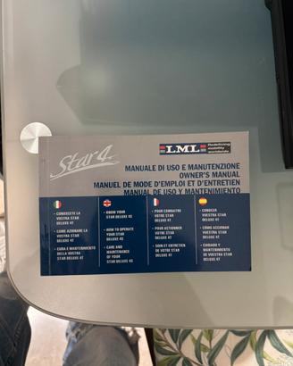 Manuale uso e manutenzione LML star 125 4t