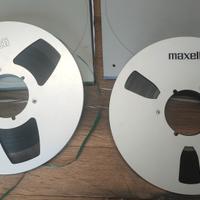 2 Bobine Alluminio per Registratori Reel to Reel