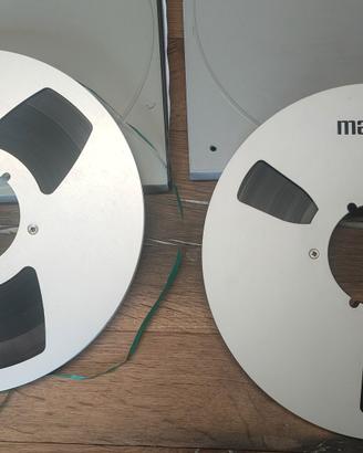 2 Bobine Alluminio per Registratori Reel to Reel
