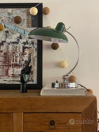 Lampada Vintage Modernariato Bauhaus Verde 50'60'
