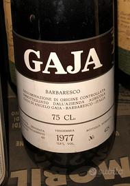 Barbaresco Gaja 1977 bottglia Nr. 428