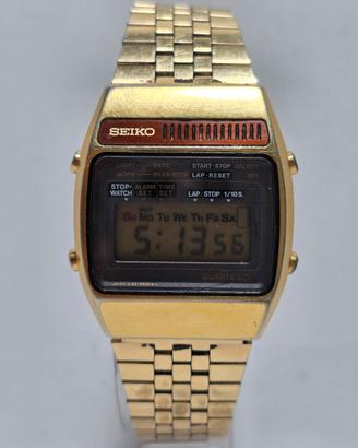 Orologio Vintage Seiko LCD A159-5009-G 1970s 35mm
