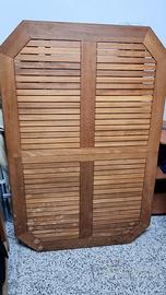 TAVOLO DA GIARDINO IN TEAK