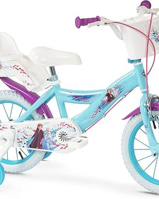 Bicicletta 14" Frozen 4/6 anni