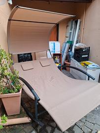 Lettino da giardino 