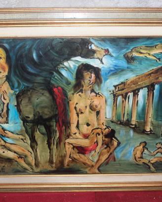 Olio su Tela 70x100 Firmato Rodolfo Zito