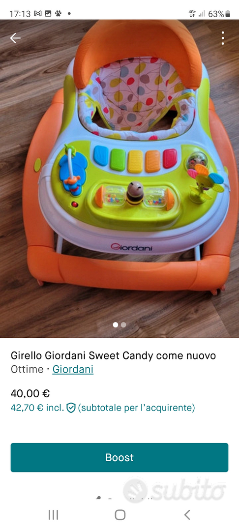 Girello giordani little cookies - Giordani Baby