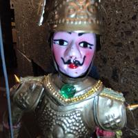 Pupo siciliano Vintage Cm 34 Orlando Testa In Cera