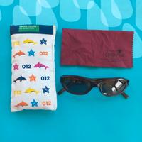 Occhiali da sole bambina, Benetton Borgogna rosso