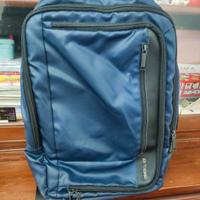 Zaino blu Don peregrino con scomparto PC – imperm