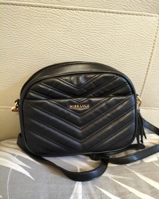 Borsa tracolla nera da donna