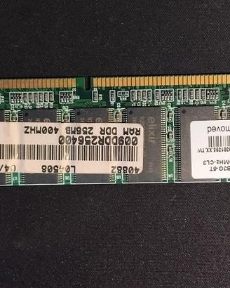 Ram 256mb ddr-400mhz-cl3