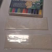 Set  10  bavaglini per bambini + colori + stencil