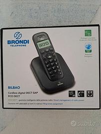 Telefono Cordless Brondi - Bianco - Nuovo