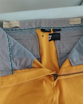 pantaloni chino FILA senape