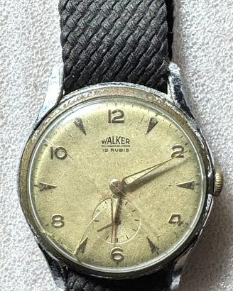 Orologio vintage Walker 15 Rubis meccanico