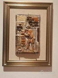 Angelo Biancini bassorilievo in ceramica