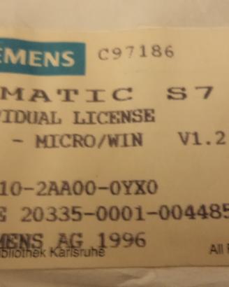 Software originale Siemens S 7
