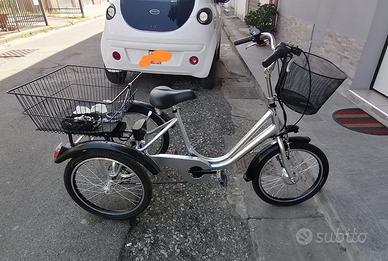 triciclo e-bike a pedalata assistita