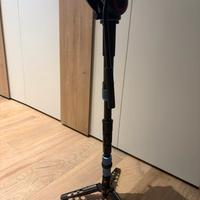 Monopiede video Sirui + Testa fluida Manfrotto