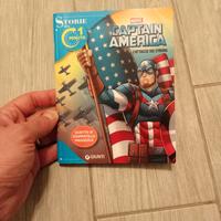 Libro fumetto storia Capitan America