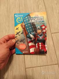 Libro fumetto storia Capitan America