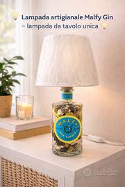 Lampada con bottiglia Malfy Gin