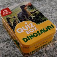QUIZ BOX - DINOSAURI  - nuovo, scatola in metallo