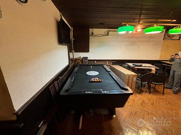 Tavolo biliardo pool 8 ft con gettoniera.