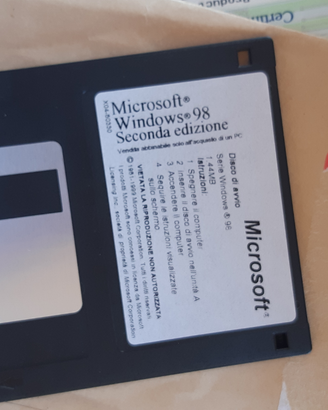 Documenti originali windows vintage