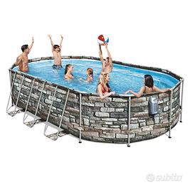 Piscina fuori terra Bestway 56719 Power Steel Oval