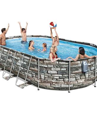 Piscina fuori terra Bestway 56719 Power Steel Oval
