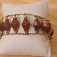 Bracciale argento e agata 