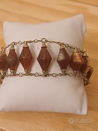 Bracciale argento e agata 