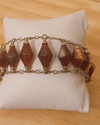 Bracciale argento e agata 